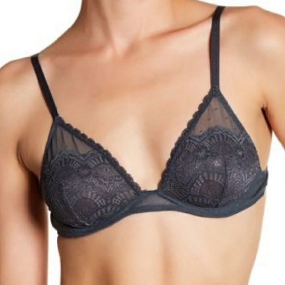 Free People Other - Free People Storm Embrace Triangle Lace Bra 32A